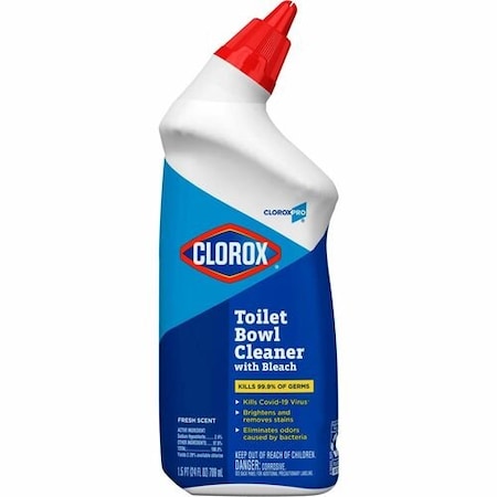 Clorox Toilet Bowl Cleaner, w/Bleach, 24 oz., Fresh Scent CLO00031